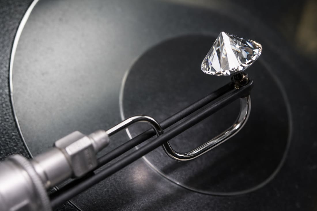 GIA Triple Excellent certified round brilliant diamond, 90 points