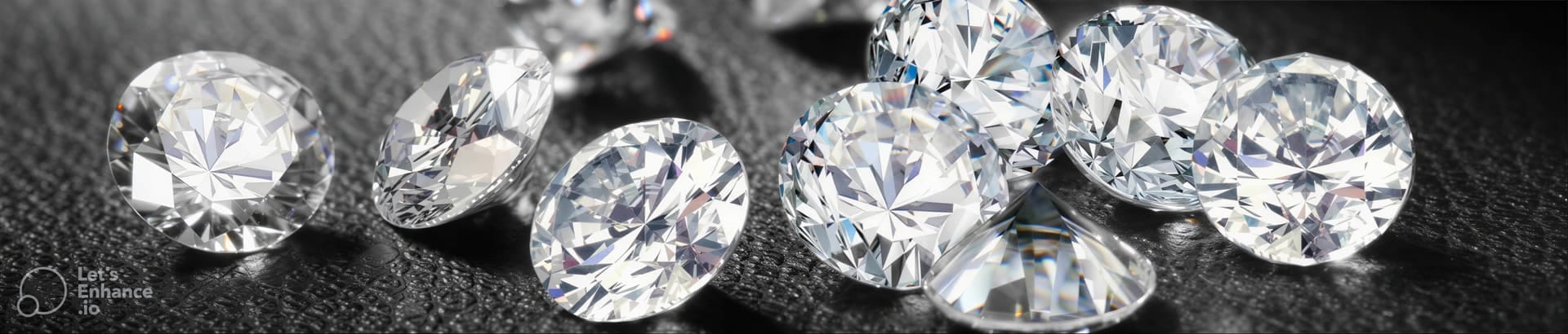 Brilliant cut diamonds showcasing LV Diamonds craftsmanship